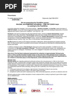 Download 20140409 Press Release Dubrovnik FestiWineENG by dusan11 SN217321853 doc pdf