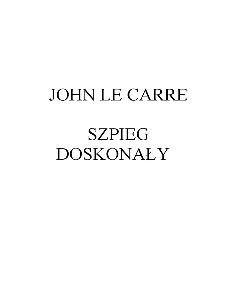 Le John - Szpieg PDF