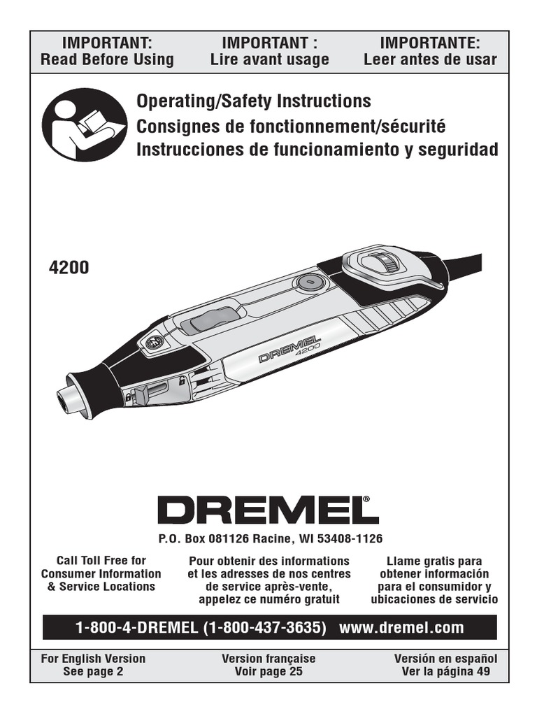 Dremel Foret pour verre en diamant 1/8 (662DR)