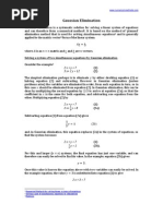 Download Gaussian Elimination by rodwellhead SN217330642 doc pdf