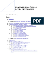 NUEVAS TERAPIAS PSICOLÓGICAS