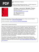 On Pseudoscience