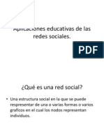 Aplicaciones Educativas de Las Redes Sociales