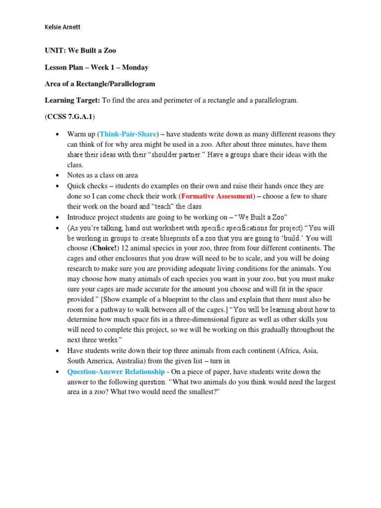 Lesson Plan 1 | PDF | Foreign Language Studies