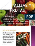 Hortalizas y Frutas (Expo)Jueves...