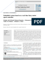 Embedded System Based On A Real Time Fuzzy Motor Speed Controller