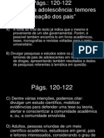 LIVRO DIDÁTICO - PAG 121-122 - DROGAS NA ADOSLESCÊNCIA - CORREÇÃO