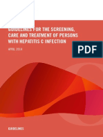 Guidelines For The Screening, Care and Treatment of Persons With Hepatitis C Infection