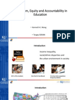 Federalism, Equity and Accountability in Education