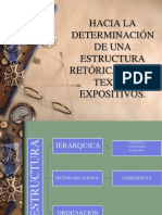 Hacia La Determinación de Una Estructura Retórica de