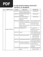 Download SUSUNAN ACARA BAKTI SOSIAL DI PANTI ASUHAN ALdocx by YudiIskandar SN217379362 doc pdf