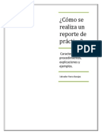 ¿Como Se Realiza Un Reporte de Practicas