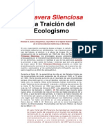 primavera silenciosa y la traición del ecologismo