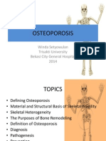 Osteoporosis: Causes, Diagnosis, Prevention and Treatment