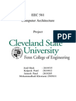 EEC 581 Computer Architecture: Project