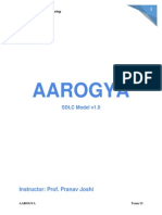 Aarogya: Instructor: Prof. Pranav Joshi