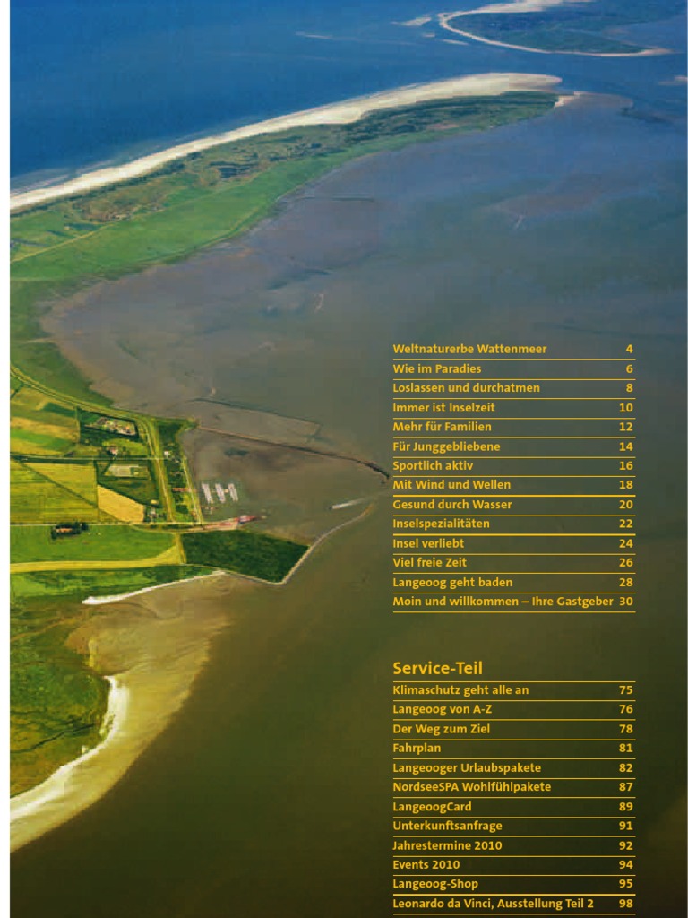 Langeoog-Prospekt 2010 | PDF