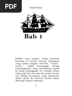 Bab Awal Mini Novel MRKTP PDF - kucing hilang di dungun