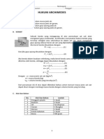 HUKUM ARCHIMEDES