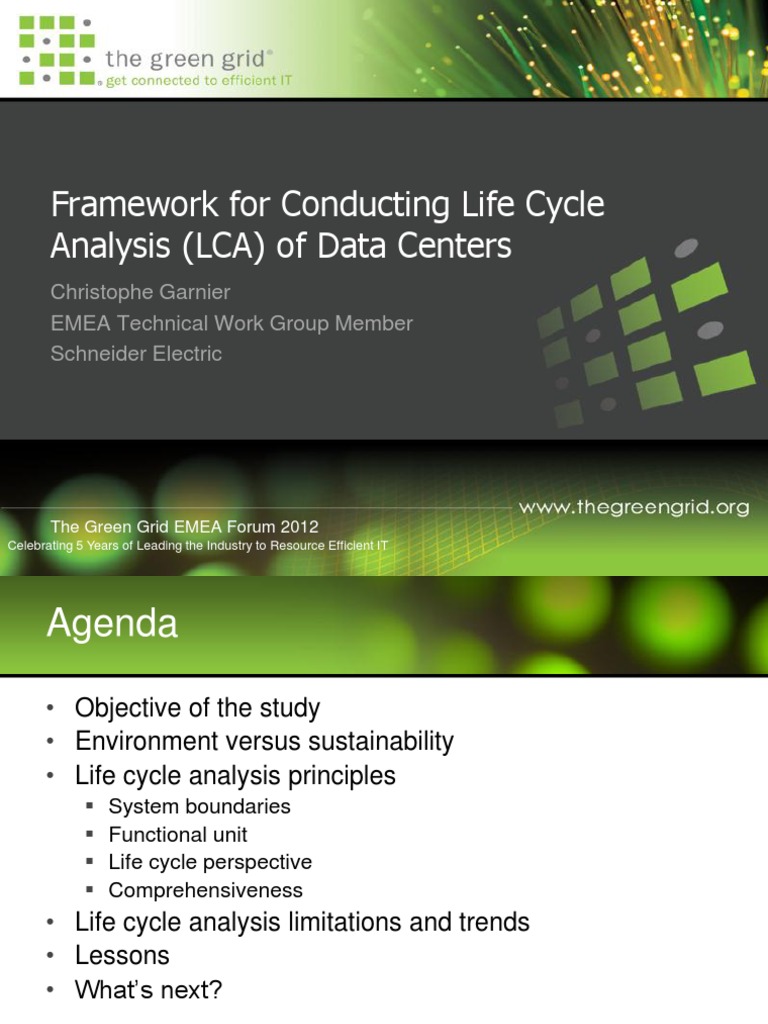 Framework For Conducting Life Cycle Analysis Presentation PDF | PDF ...