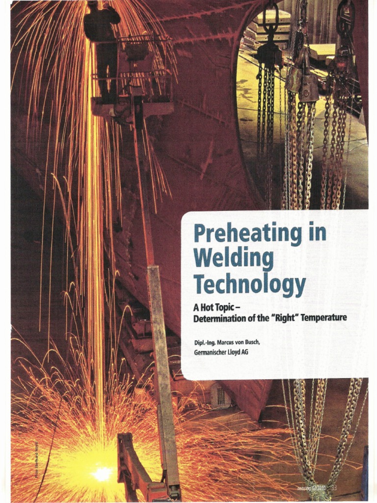 Preheating Techniques in Welding | PDF | Structural Steel | Welding