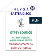 N. I. Y. S. A. Easter Disco: Gypsy Lounge
