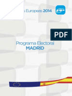 Programa Europeas 2014 Pp Madrid
