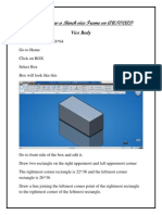 How to draw a Bench vice Frame in AUTOCAD