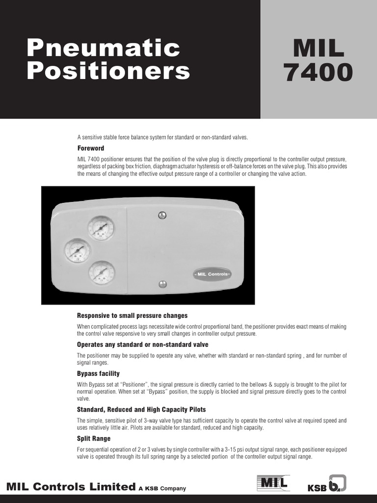 Air Consumption For Control Valve PDF Valve Throttle