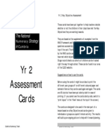 Yr2 Assessment Cards: The National Strategy in