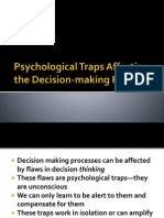 Psychological Traps in Decision-Making Orientation MEP5