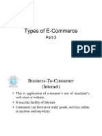 Types of E-Commerce: Part-3 Part-3