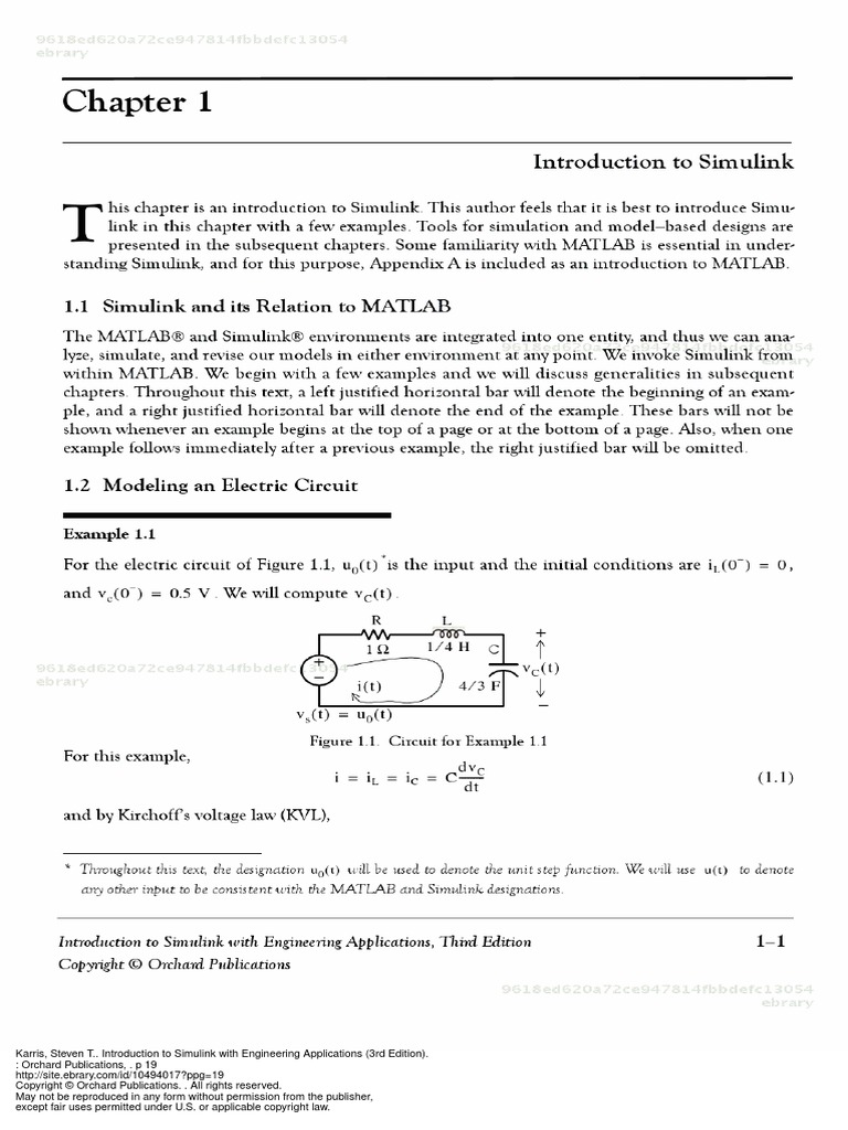 Introduction To Simulink With Engineering Applications 3rd Edition ...