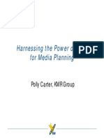 Harnessing The Power of Buzz For Media Planning: Polly Carter, KMR Group