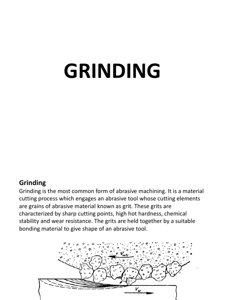 Grinding Machines | PDF | Grinding (Abrasive Cutting) | Abrasive