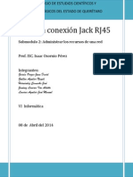 Práctica Conexión Jack RJ45