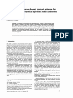 Decentralised Observer-based Control Scheme for Interconnected Dynamical Systems With Unknown Inputs