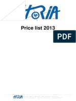 Watchmaker's lathe price list 2013