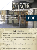 Marks &spencer Case Stdy