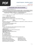 2013 8ano 2bim Gramatica Lista1