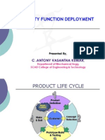 quality function depolyment