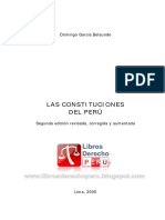 Las Constituciones Del Perú - García Belaunde