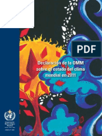 Organización Meteorológica Mundial - Declaración CC 2011