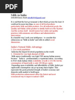 Milk in India