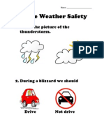 severe weather safety quiz