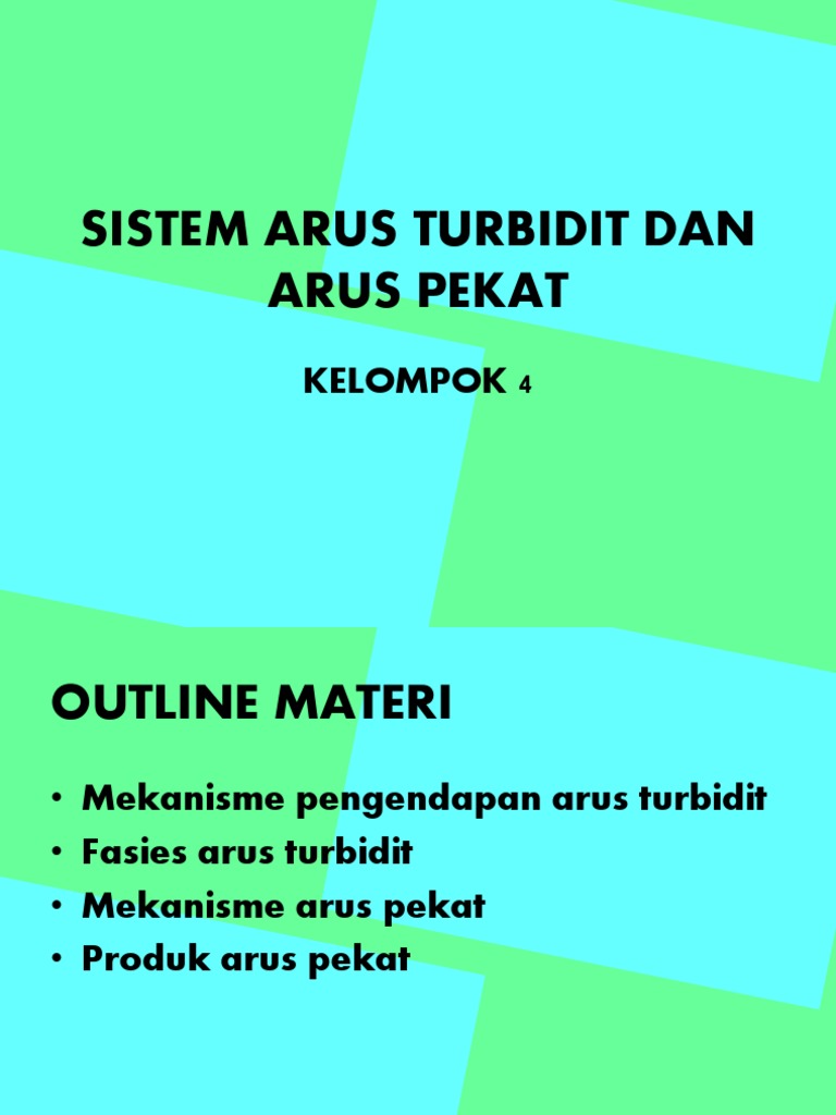 Sistem Arus Turbidit Dan Arus Pekat | PDF | Griya & Taman