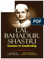 Lal Bahadur Shastri - Lessons in Leadership Co-Authored by Anil Shastri and Pavan Choudary