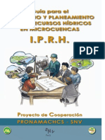 Guia para El Inventario y Planeamiento de Los RRHH en Microcuencas IPRH