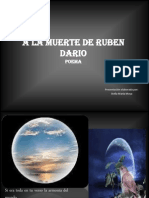 A La Muerte de Ruben Dario