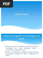 Introdução ao Estudo de  Aspectos Linguísticos das línguas de sinais